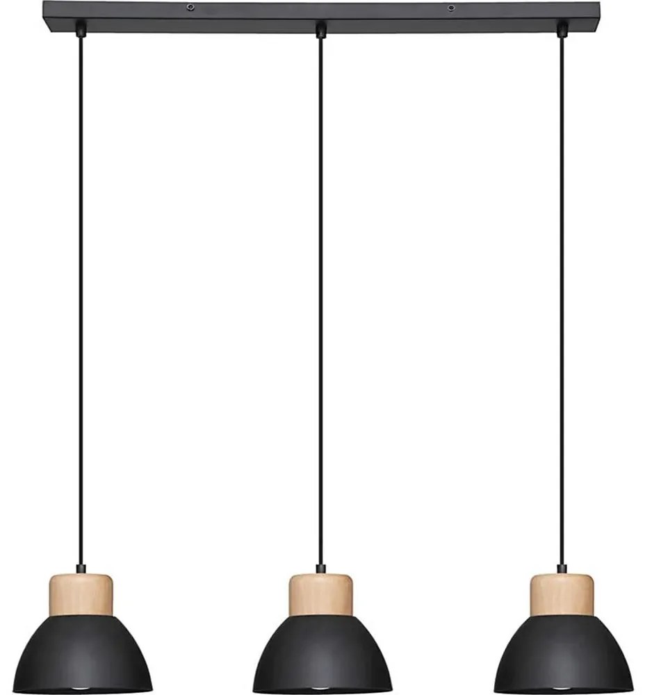 Atmosphera - Luster na lanku DESY 1xE27/40W/230V borovica