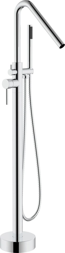 Rea Aras, voľne stojaca vaňová batéria h-1105, chrómová, REA-B2718