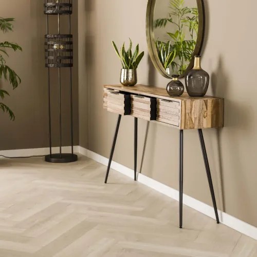 Toaletný stolík/Konzola Teca 27-13 Teak drevo - Komfort-nábytok