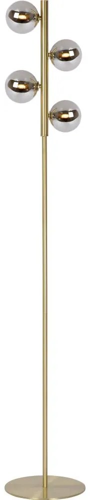 Lucide 45774/04/02 - Stojacia lampa TYCHO 4xG9/28W/230V zlatá