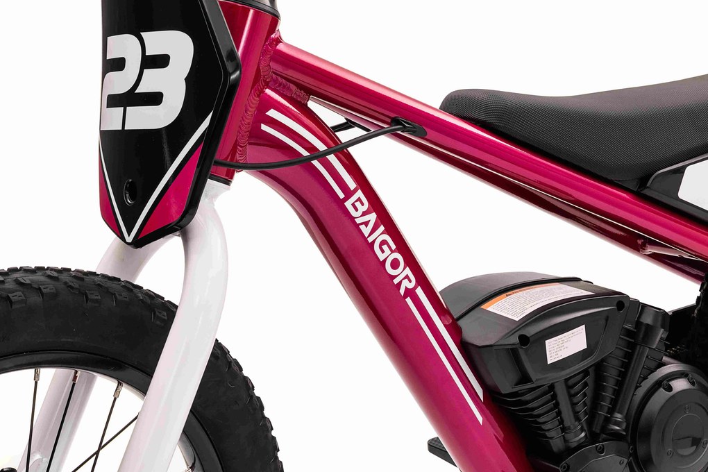 Ramiz Detská batériová motorka BAIGOR 23 PRO ružová