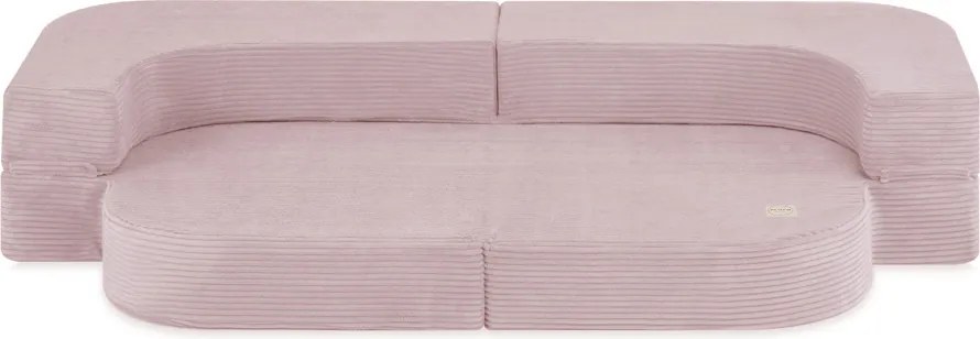 Rozkladacia detská pohovka - svetloružová, prémiový menčester