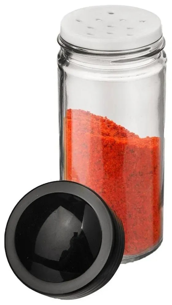 Sada 12 kusov koreničiek BLACK 80ml v čiernom kovovom košíku