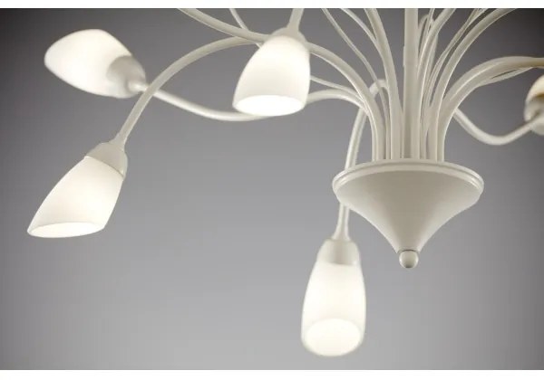 Jupiter 2061 - Luster na tyči GLORIOSA 10xG9/14W/230V krémová