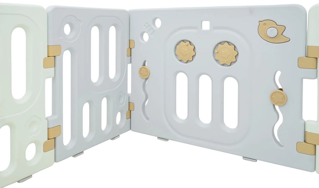 Modulárna ohrádka Hippo pre deti ZOG.SQ-002 Farba: modrá