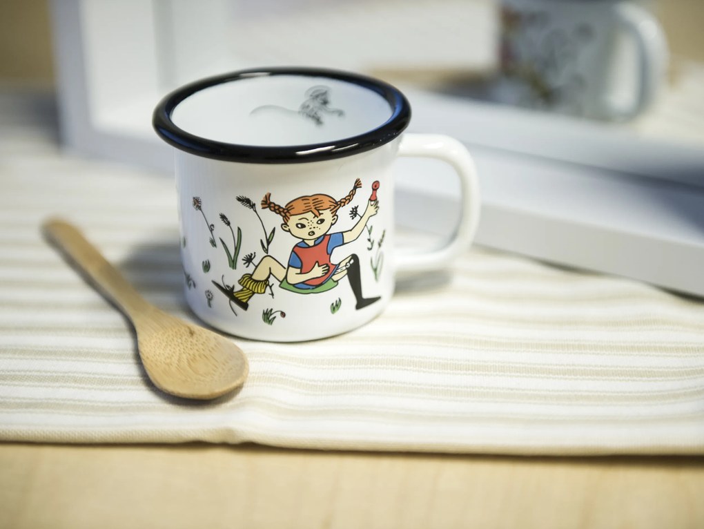 Hrnček Muurla Pippi Dlhá pančucha Pippi a pán Nilsson 150 ml