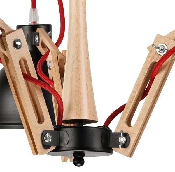 Prisadený luster MARCELLO 3xE27/60W/230V