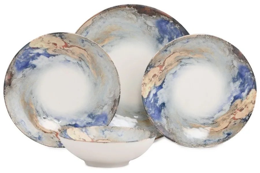 24-dielna súprava porcelánového riadu Güral Porselen Abstract