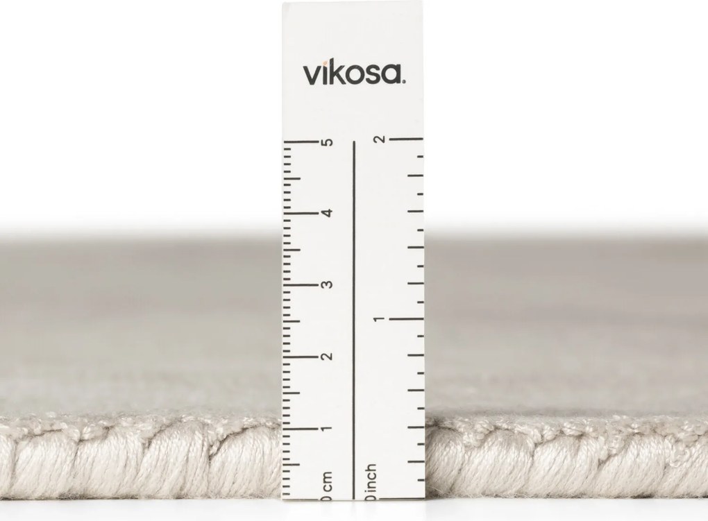 Vikosa, Kusový koberec Vikosa Jane 106294 Silver kruh, 200x200 (priemer) kruh, šedá, detská izba