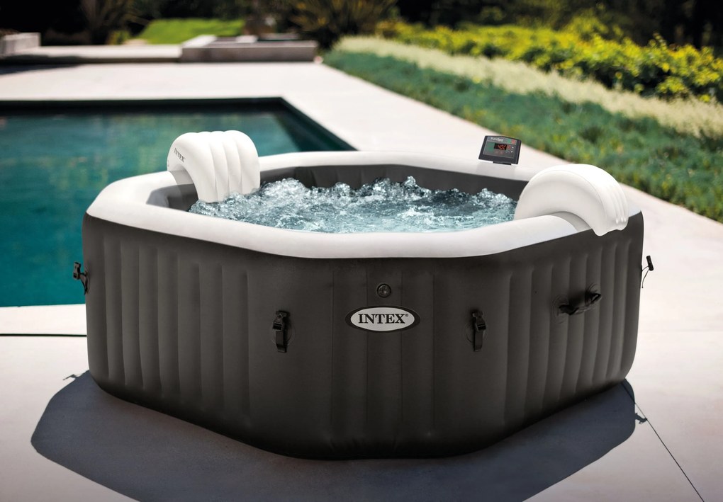 Intex | Vírivý bazén Pure Spa - Jet & Bubble Deluxe HWS 4 + výhodný set príslušenstva | 19900142