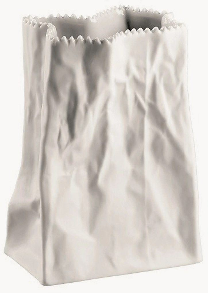 Porcelánová váza Paper Bag, V 15 cm