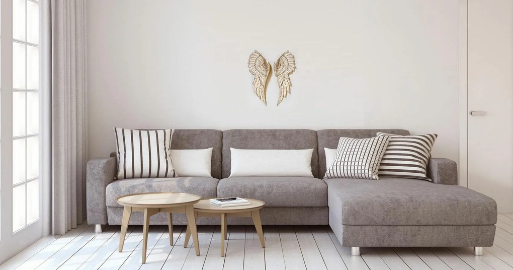 Dekorácia na stenu z polyresinu Cosmo Beige 21x55 cm