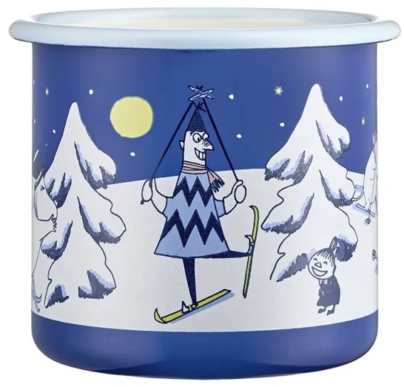 Hrnček Moomin Starry Night 0,37l, smalt / modrý