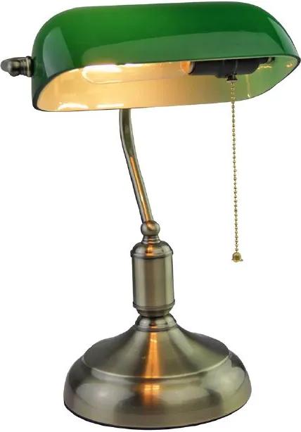 Banker's lamp Green