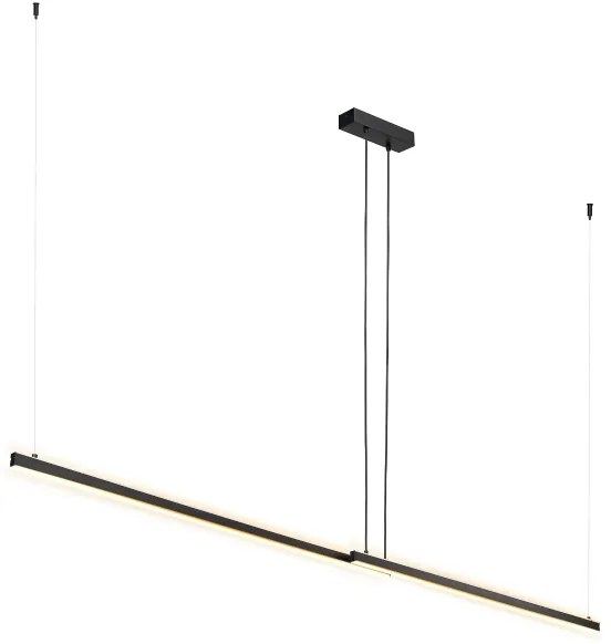 Argon 8838 - LED Luster na lanku MIAMI LED/74W/230V 3000K čierna