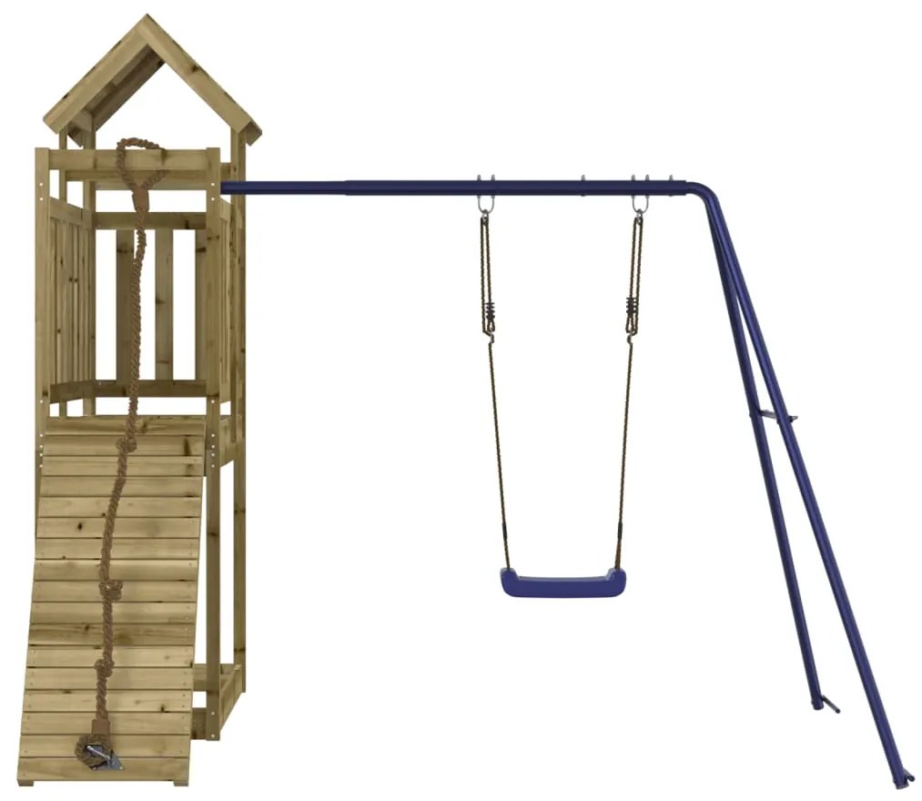 Vonkajšia súprava na hranie impregnovaná borovica