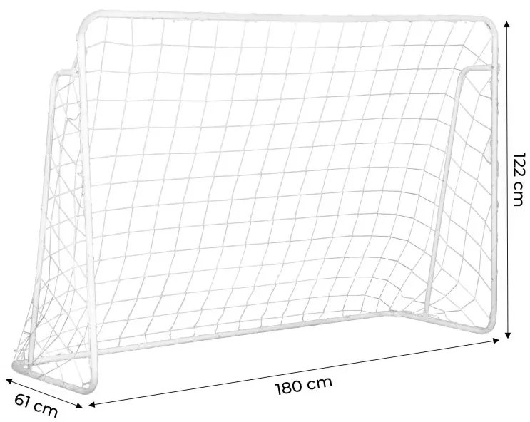 Futbalová bránka s plachtou a tréningovými otvormi | 180x122 cm