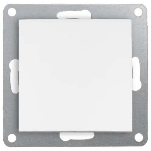 Elhard Vypínač Vera schodiskový č.6, matný, biely - kompletný VZ5306W