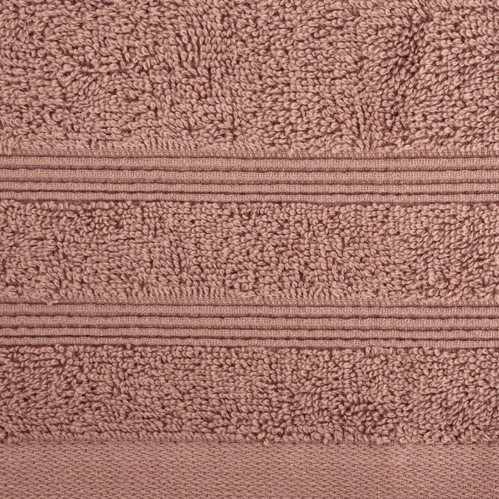 BAVLNENÝ UTERÁK ALINE 70X140 CM TEHLOVÁ