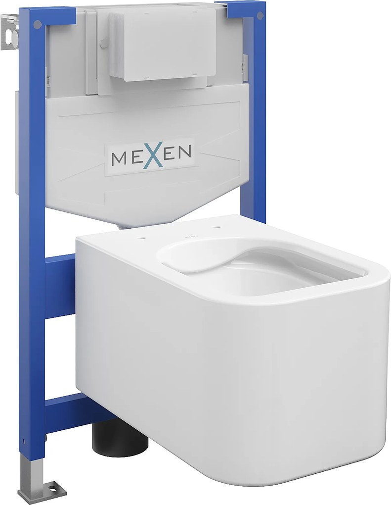 Mexen Fenix XS-F, podomietkový modul a závesné WC Elis, biela, 6803391XX00