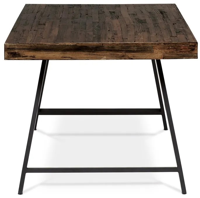 Autronic BONTEC Jedálenský stôl 180x90cm, masív, old wood, HT-536 PINE Farba: Hnedá
