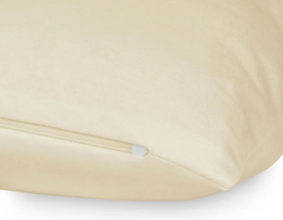 JERSEY OBLIEČKA NA VANKÚŠ 019 40X40 CM SVETLOŽLTÁ