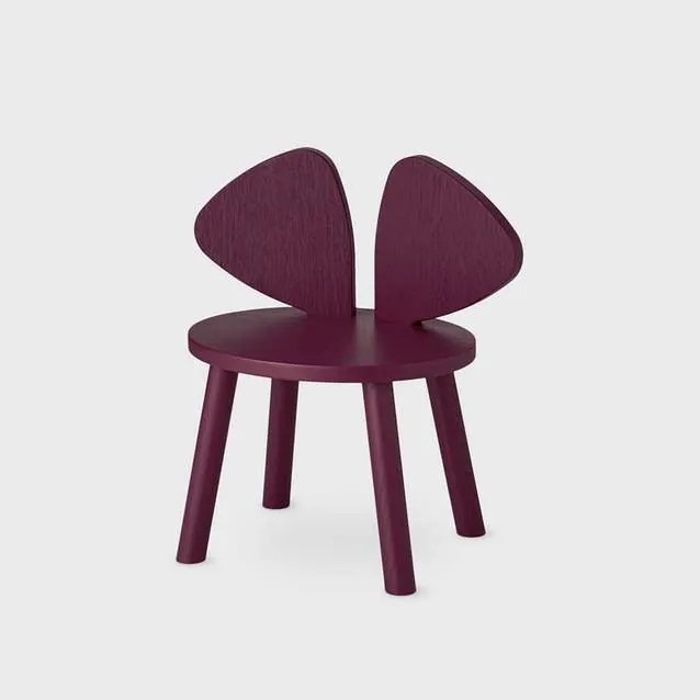 Stolička Nofred Mouse burgundy
