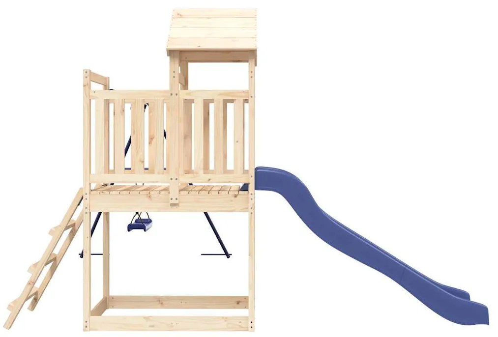 Vonkajšia súprava na hranie masívna borovica