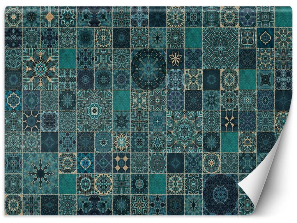 Gario Fototapeta Orientálna tyrkysová mozaika - Andrea Haase Materiál: Vliesová, Rozmery: 200 x 140 cm