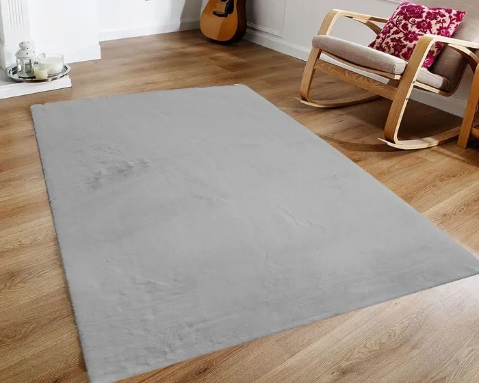 BE Koberec Cozy 1453 GREY – sivý obdĺžnikový Rozmer: 160x220 cm