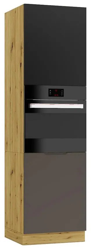 Kuchynská skrinka Cosmo Isabel D60 Pk/2133 P/L Mocca Grey/Dub Artisan