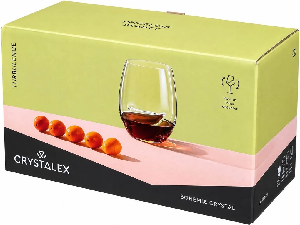 Crystalex poháre TURBULENCE 500 ml 2 ks