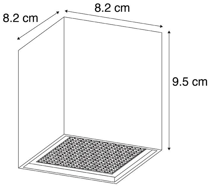 Dizajnové bodové svetlo čierne - Qubo Honey