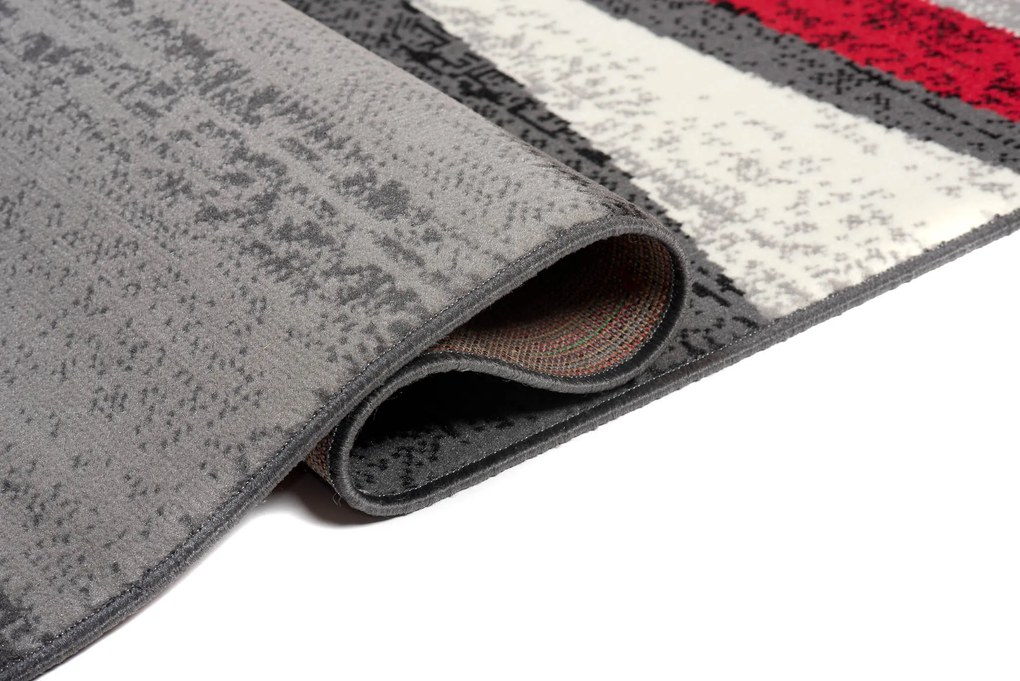 TA Koberec D317A DARK GRAY CHEAP PP CRM Sivý Obdĺžnikový Rozmer: 60x100 cm