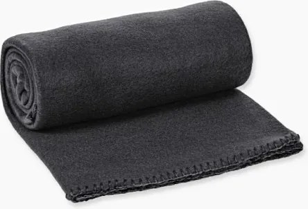Deka fleece 130x160 cm, antracitová%