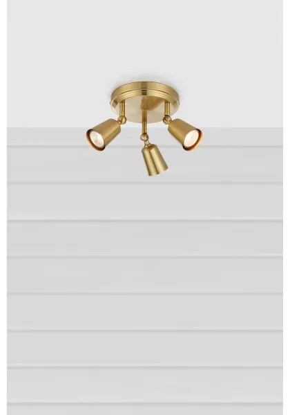 Markslöjd 108980 - Bodové svietidlo TINY 3xGU10/7W/230V mosadz