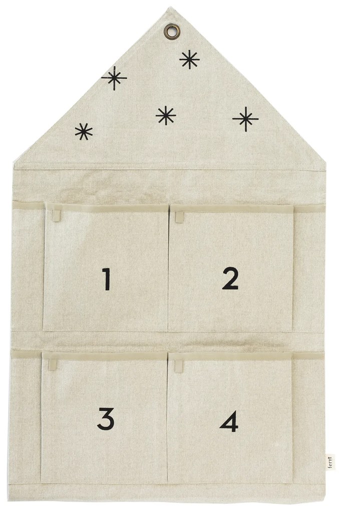 Adventný kalendár FERM LIVING - 4 vrecúška