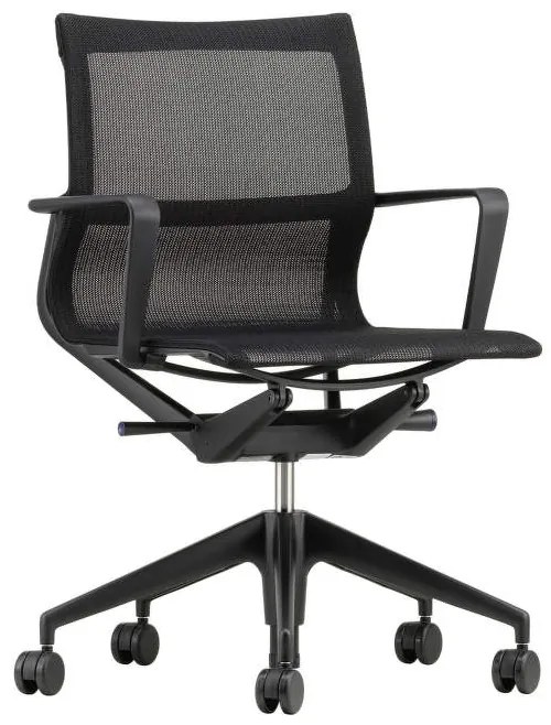 Vitra Kancelárska stolička Physix, deep black / black pearl