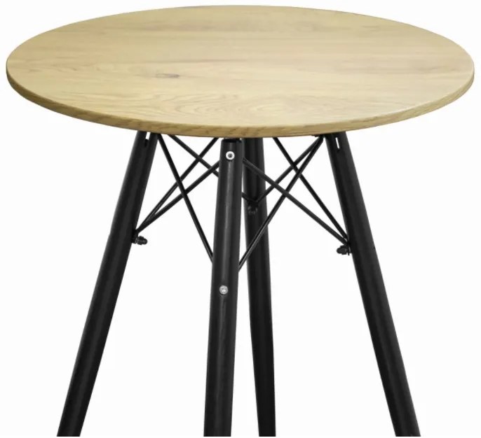 TRENDIE Jedálenský stôl EDDIE 60 cm dub
