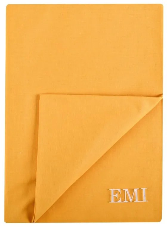 Plachta posteľná oranžová pevná EMI, Pevná plachta 140x220