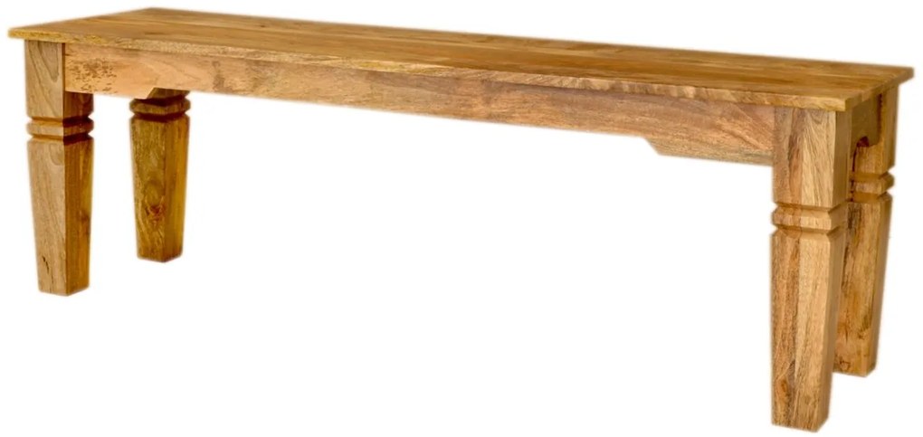 furniture-nabytek.cz - Lavica masív z dreva mango 140x40