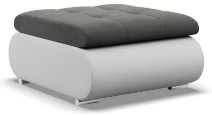 Taburetka FORESTA tmavosivá / biela