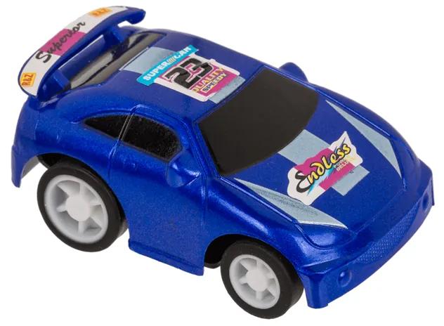 475919 Mini závodné autíčko pre deti - Pull Back 5,5x4 cm Tmavo modrá