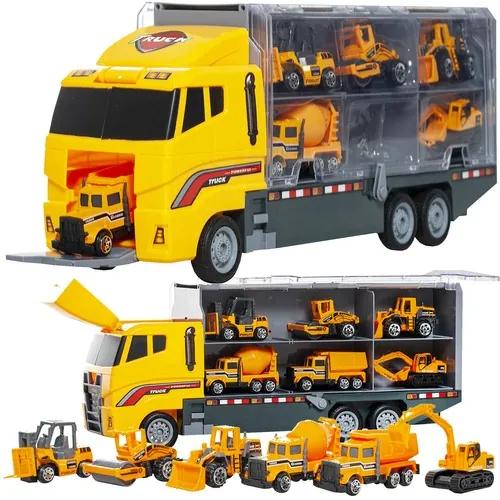 Kruzzel 22481 Sada nákladných vozidiel TIR so 6 vozidlami