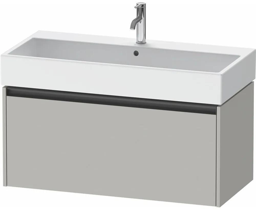 DURAVIT Ketho 2 závesná skrinka pod umývadlo, 1 zásuvka, 984 x 460 x 440 mm, betón šedá matná, K25078007070000