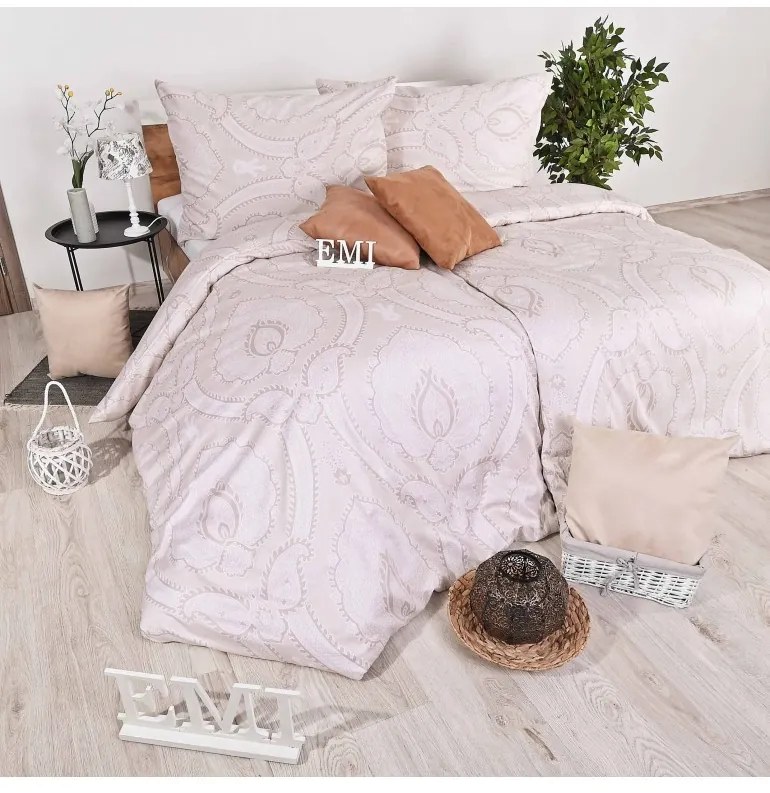 Obliečky Oranje satén EMI, Štandardný set jednolôžko obsahuje 1x 140x200 + 1x 70x90