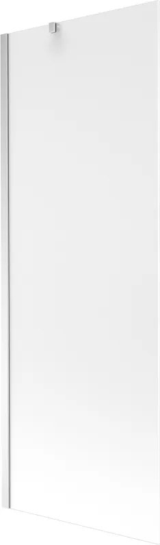 Mexen Next, vaňová zástena 1-krídlová 70 x 150 cm, fixné krídlo, 6 mm námraza sklo, chrómový profil, 895-070-000-00-30-01