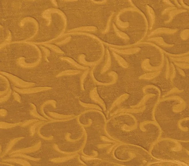 Deka Ornament 180x220 cm, horčicovo žltá