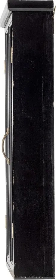 Čierna závesná vitrína z jedlového dreva 50x80x14 cm Hazem – Bloomingville