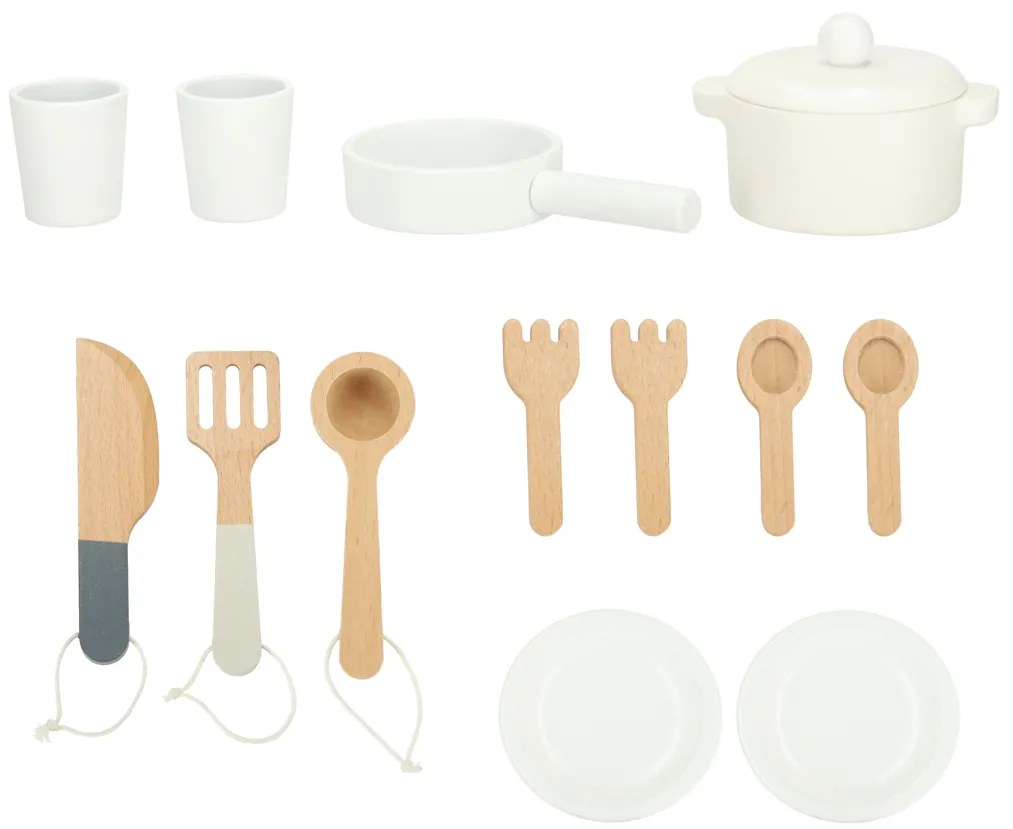 KIK Drevená kuchynská ružová rúra LULILO